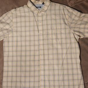 XXL Men's Izod CoolFX SS Button down Plaid Shirt